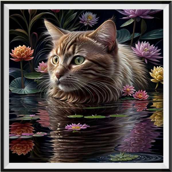 Katze 5d Diamond Painting /Diamant Malerei Set FL3156