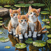 Katze 5d Diamond Painting /Diamant Malerei Set FL3164