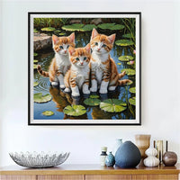Katze 5d Diamond Painting /Diamant Malerei Set FL3164