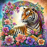 Tiger 5d Diy Diamond Painting Diamant Malerei Set FL3204