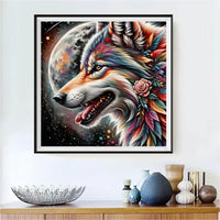 Wolf 5d Diy Diamond Painting Diamant Malerei Set FL3278