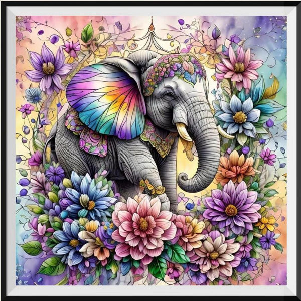 Elefant 5d Diy Diamond Painting Diamant Malerei Set FL3295