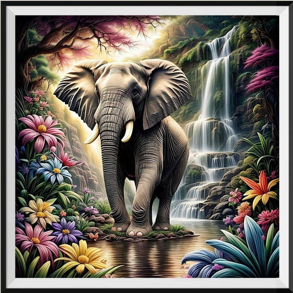 Elefant 5d Diy Diamond Painting Diamant Malerei Set FL3296
