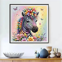 Zebra 5d Diy Diamond Painting Diamant Malerei Set FL3315