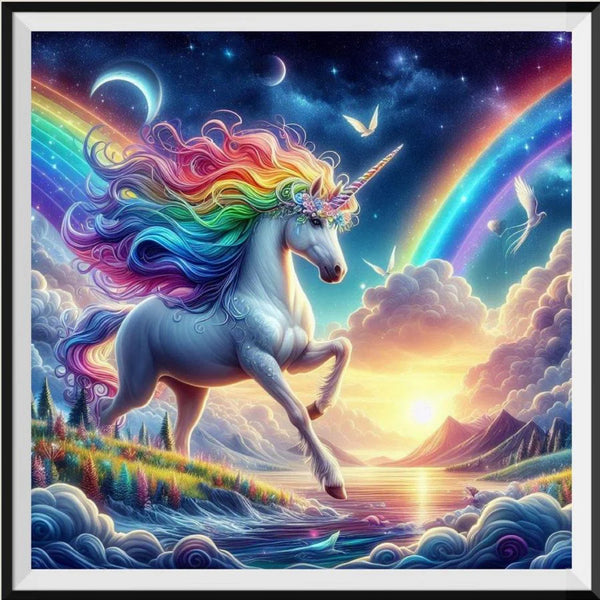 Einhorn 5d Diy Diamond Painting Diamant Malerei Set FL3338