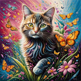 Katze 5d Diamond Painting /Diamant Malerei Set FL3471