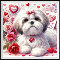 Hund 5d Diy Diamond Painting Diamant Malerei Set FL3474
