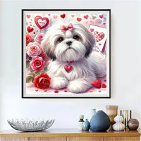 Hund 5d Diy Diamond Painting Diamant Malerei Set FL3474