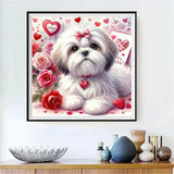 Hund 5d Diy Diamond Painting Diamant Malerei Set FL3474
