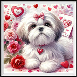Hund 5d Diy Diamond Painting Diamant Malerei Set FL3474