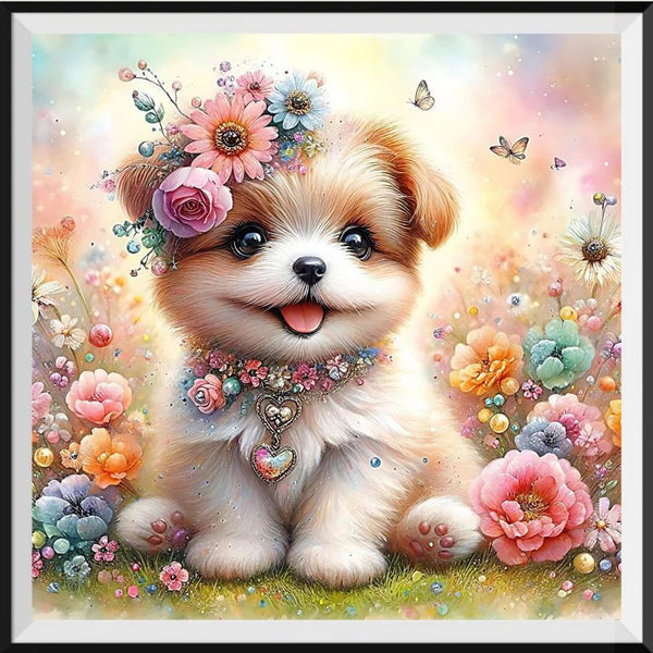 Hund 5d Diy Diamond Painting Diamant Malerei Set FL3475