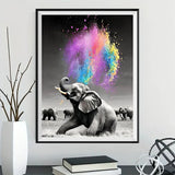Elefant 5d Diy Diamond Painting Diamant Malerei Set FL3545