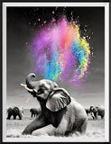 Elefant 5d Diy Diamond Painting Diamant Malerei Set FL3545
