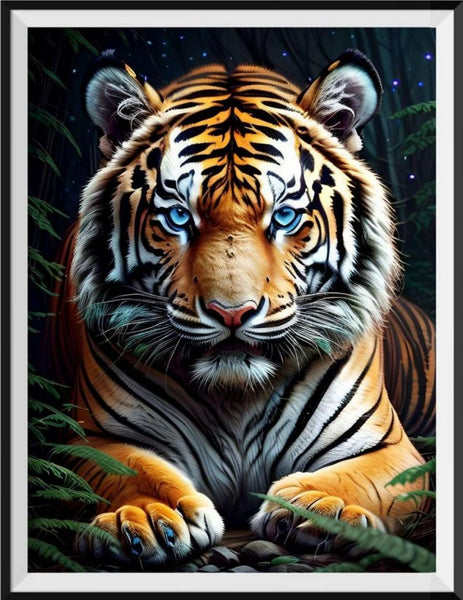 Tiger 5d Diy Diamond Painting Diamant Malerei Set FL3546