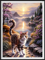 Katze 5d Diy Diamond Painting Diamant Malerei Set FL3580