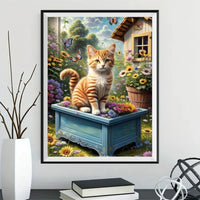 Katze 5d Diy Diamond Painting Diamant Malerei Set FL3581