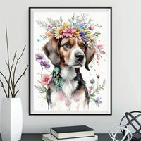 Hund 5d Diy Diamond Painting Diamant Malerei Set FL3593