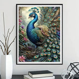 Pfau 5d Diy Diamond Painting Diamant Malerei Set FL3662