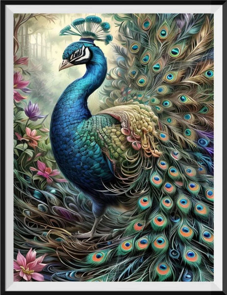 Pfau 5d Diy Diamond Painting Diamant Malerei Set FL3662
