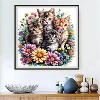 Katze 5d Diamond Painting /Diamant Malerei Set FL4005