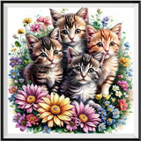 Katze 5d Diamond Painting /Diamant Malerei Set FL4005