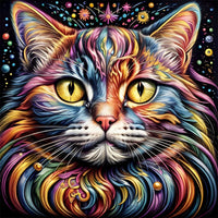 Katze 5d Diamond Painting /Diamant Malerei Set FL4006