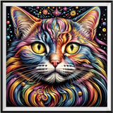 Katze 5d Diamond Painting /Diamant Malerei Set FL4006