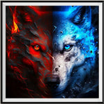 Wolf 5d Diy Diamond Painting Diamant Malerei Set FL4042