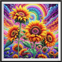 Sonnenblume 5d Diy Diamond Painting Diamant Malerei Set FL4089