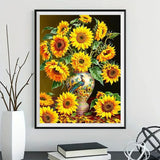 Sonnenblume 5d Diy Diamond Painting Diamant Malerei Set FL4091