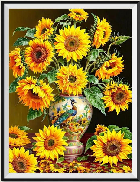 Sonnenblume 5d Diy Diamond Painting Diamant Malerei Set FL4091