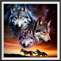 Wolf 5d Diy Diamond Painting Diamant Malerei Set FL4127