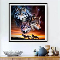 Wolf 5d Diy Diamond Painting Diamant Malerei Set FL4127