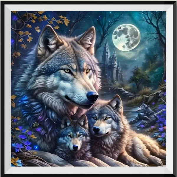 Wolf 5d Diy Diamond Painting Diamant Malerei Set FL4128