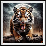 Tiger 5d Diy Diamond Painting Diamant Malerei Set FL4206