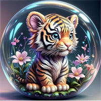 Tiger 5d Diy Diamond Painting Diamant Malerei Set FL4207