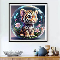 Tiger 5d Diy Diamond Painting Diamant Malerei Set FL4207