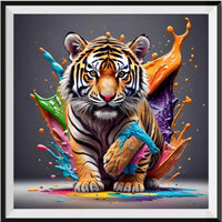 Tiger 5d Diy Diamond Painting Diamant Malerei Set FL4209