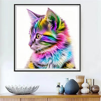 Katze 5d Diamond Painting /Diamant Malerei Set FL4345