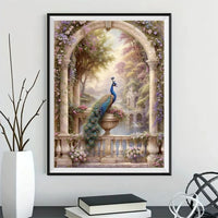 Pfau 5d Diy Diamond Painting Diamant Malerei Set FL4385