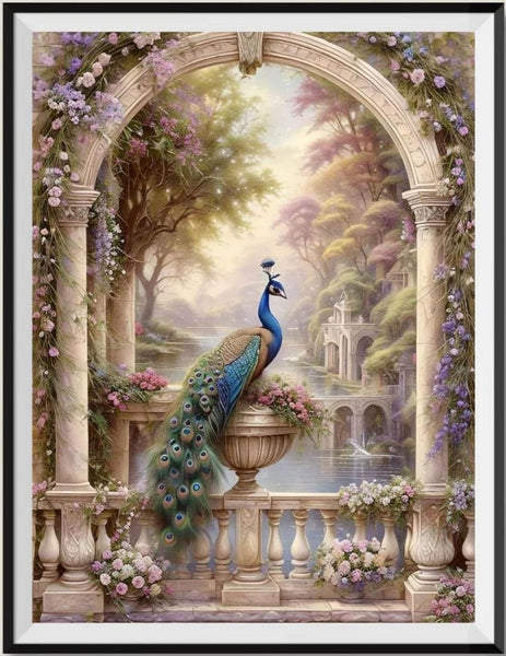 Pfau 5d Diy Diamond Painting Diamant Malerei Set FL4385