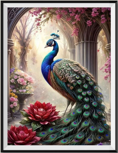 Pfau 5d Diy Diamond Painting Diamant Malerei Set FL4397
