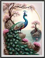 Pfau 5d Diy Diamond Painting Diamant Malerei Set FL4399