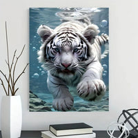 Tiger 5d Diy Diamond Painting Diamant Malerei Set FL4445