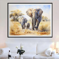 Elefant 5d Diy Diamond Painting Diamant Malerei Set FL4449