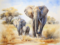 Elefant 5d Diy Diamond Painting Diamant Malerei Set FL4449