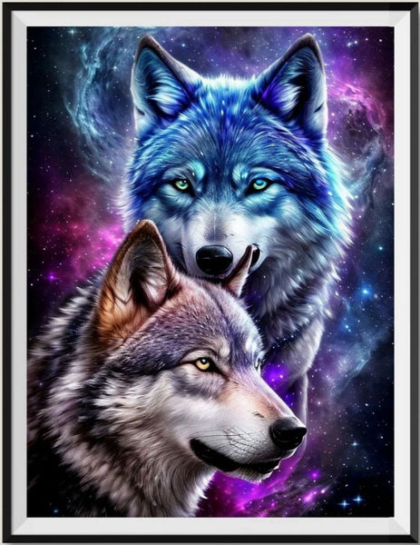 Wolf 5d Diy Diamond Painting Diamant Malerei Set FL4454