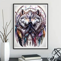 Wolf 5d Diy Diamond Painting Diamant Malerei Set FL4455