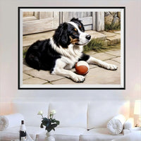 Hund 5d Diy Diamond Painting Diamant Malerei Set FL4465
