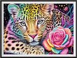 Leopard 5d Diy Diamond Painting Diamant Malerei Set FL4491